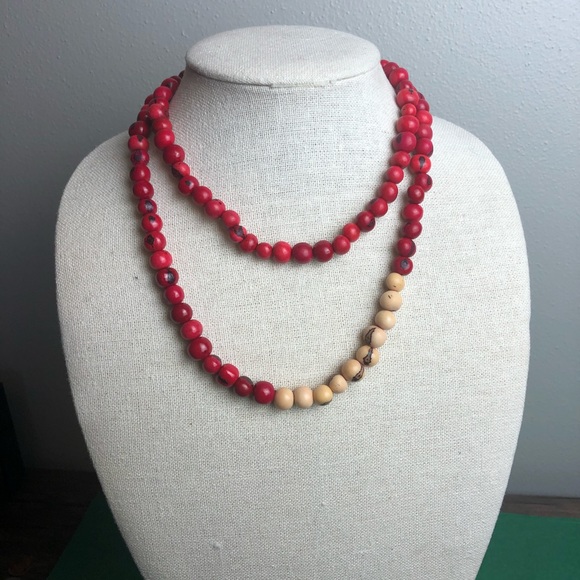 FINAL SALE:Açaí Seed Single Strand Necklace - Picture 3 of 3
